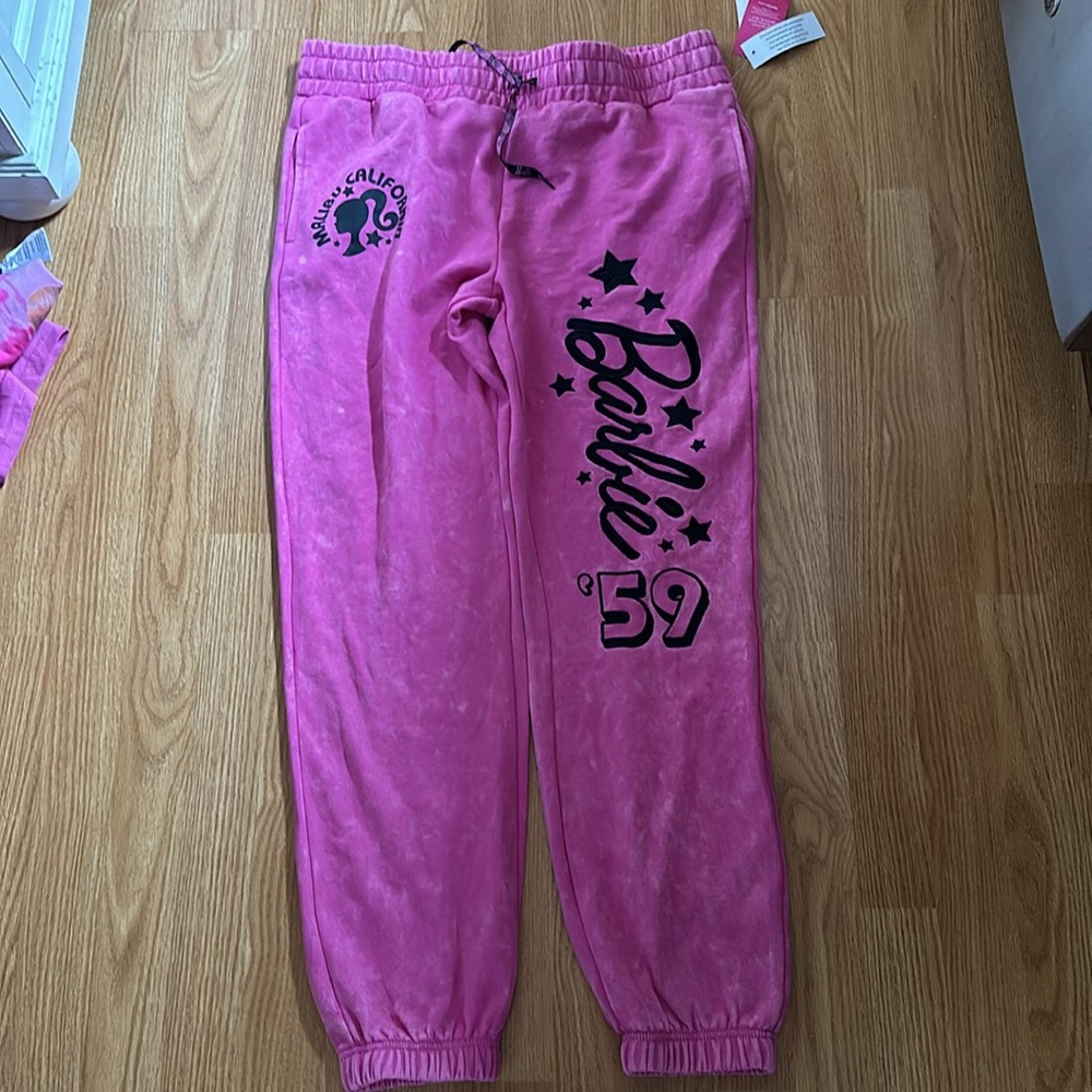 Barbie joggers NWT xl